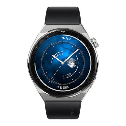 HUAWEI WATCH GT 3 Pro Titanium Smart Watch 46mm Genuine Leather Wristband, 1.43 inch AMOLED Screen, Support ECG / GPS / 14-days Battery Life, 46mm Rubber Wristband, 46mm Genuine Leather Wristband - UTrano