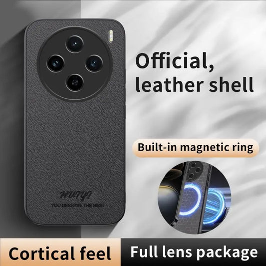 HUIYI Leather Magnetic Phone Case, For vivo X100s, For vivo X100 Ultra, For vivo Y18, For vivo Y100 4G / IDN