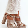  Heel sandals model 198400 Step in style 