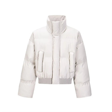 High-grade Solid Color Turtleneck Cotton-padded Coat Fashion Brand Men's Clothing Coat  