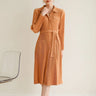 High-quality trench coat with pleated design British style casual and versatile for commuting and everyday wear  