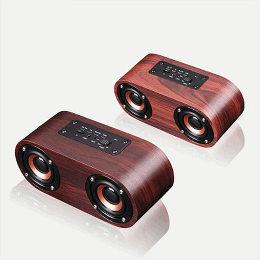 Home Wooden Wireless Card Bluetooth Speaker  