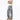 INS Streetwear Loose Patterned Lyocell Ice Silk Jeans  