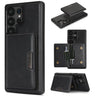 Kalebol Strong MagSafe Magnetic Two-Fold Card Bag Leather Phone Case, For Samsung Galaxy S24 Ultra 5G, For Samsung Galaxy S24+ 5G, For Samsung Galaxy S24 5G, For Samsung Galaxy S23 Ultra 5G  