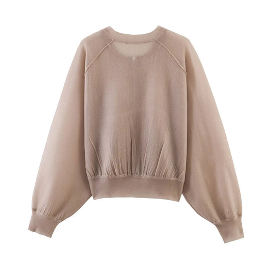 Knitted pilot jacket women's jacket  