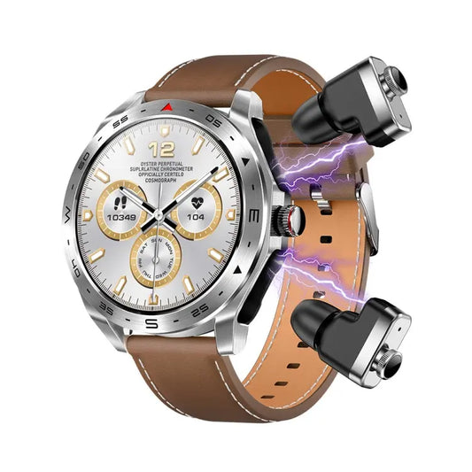 LEMFO T95 1.52 inch IPS Screen 2 in 1 Bluetooth Earphone Smart Watch Support Health Monitoring Utrano