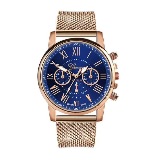 Ladies Watches Luxury Chic Quartz Sport Military Stainless Steel Dial Leather Band Wrist Watch Utrano