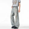 Lightweight Paint Splatter Ripped Jeans for Men  