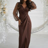  Long dress model 220832 Bicotone 