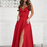  Long dress model 221606 Bicotone 
