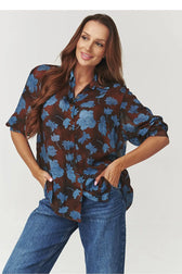  Long sleeve shirt model 219728 Makadamia 