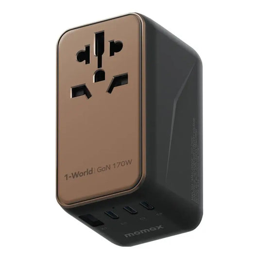 MOMAX UA17 1-World PD170W GaN Global Travel Fast Charging Socket, UA17 Utrano