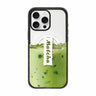Matcha Latte Cake Pattern Magnetic Acrylic TPU Phone Case, For iPhone 12 Pro Max, For iPhone 12 Pro, For iPhone 11  