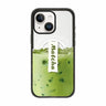 Matcha Latte Cake Pattern Magnetic Acrylic TPU Phone Case, For iPhone 14 Plus, For iPhone 14, For iPhone 14 Pro, For iPhone 14 Pro Max  