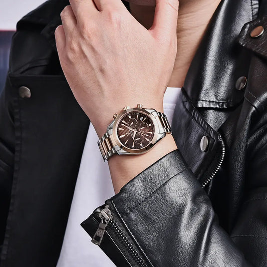 Men's Quartz Chronograph Fashion Waterproof Watch Utrano
