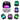 NBY 6680 Colorful Light 6D Stereo Wireless Bluetooth Speaker - UTrano