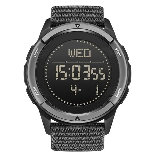 NORTH EDGE ALPS Outdoor Waterproof Men Carbon Fiber Digital Nylon Strap Smart Sports Watch  