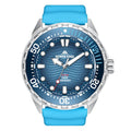  Blue Rubber Strap