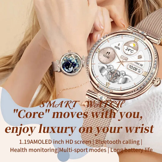NX17 Pro 1.19 inch AMOLED Screen Silicone Strap Smart Watch, Support Health Monitoring / Bluetooth Call, Silicone Strap Utrano
