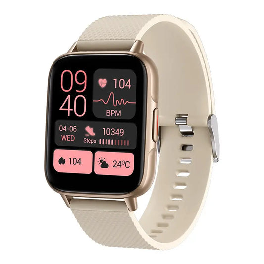 New FW02 Smart Watch Couple NFC Offline Payment Bluetooth Calling Voice Assistant Real Blood Oxygen Utrano