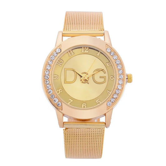 New Fashion European popular style Women Watch Luxury Brand Quartz Watches Reloj Mujer Casual Stainless Steel Wristwatches Utrano