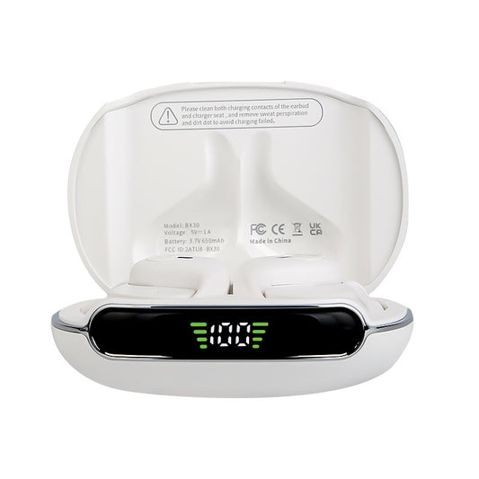 Ear-mounted Bluetooth Headset Digital Display Waterproof Anti-drop Utrano