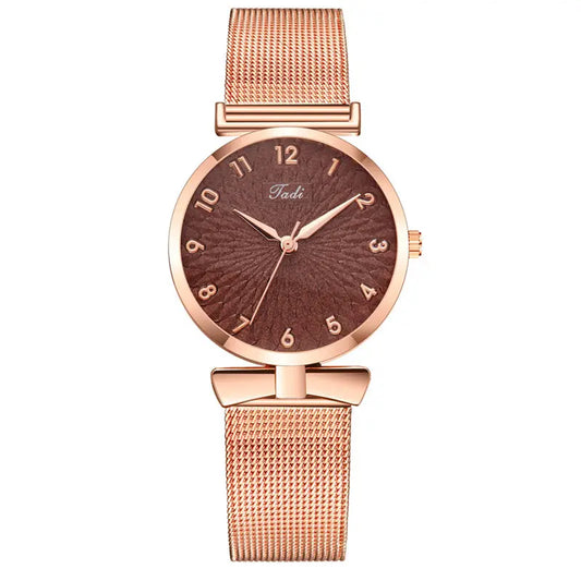 Personality Bowknot Fashion Digital Sunflower Watch Women  