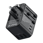 ROCK T62 35.5W Global Travel Multifunctional Plug PD Charger Power Adapter, T62 Utrano