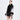 Rabbit Fur Collar Shawl Cape Knitted Cardigan Baggy Coat  