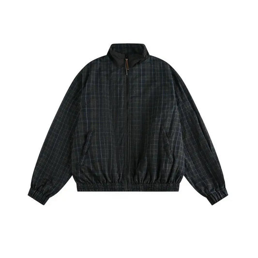 Reversible Vintage Unisex Loose Casual Sport Jacket  