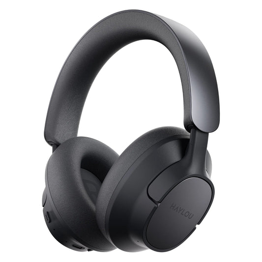 HAYLOU FlowLoop S33 Wireless Headphones Over Ear Bluetooth Earphones 45dB Active Noise Cancellation Hi-Res LDAC 100h Playtime  
