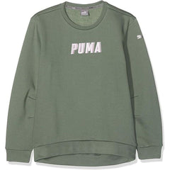 Hoodless Sweatshirt for Girls Puma Olive