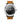 SMA-Round 1.28 inch Color Touch Screen Bluetooth Smart Watch, Waterproof, Support Voice Control / Heart Rate Monitor / Sleep Monitor / Bluetooth Camera, Compatible with Android and iOS System, SMA-Round/Orange Leather Strap, SMA-Round/Silver Leather Strap Utrano