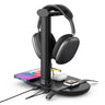 B-15A 4 in 1 Headset Holder Wireless Charger for Smart Phone & iWatch & Airpods  