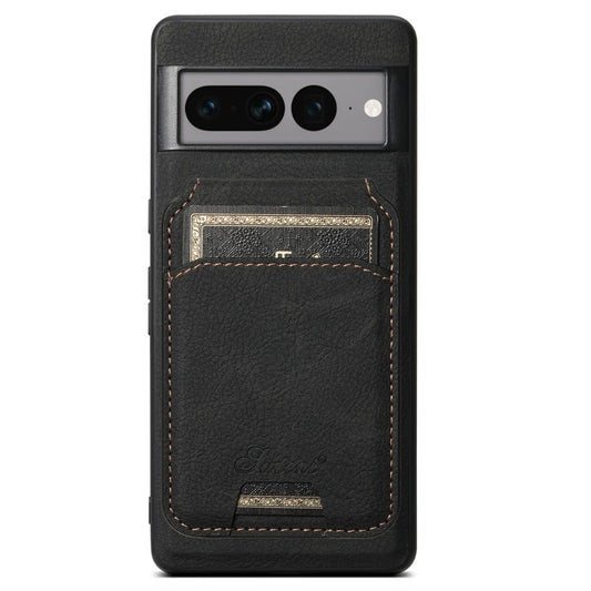 Suteni H16 Litchi Texture Leather Detachable Wallet Back Phone Case, For Google Pixel 7a, For Google Pixel 7 Pro, For Google Pixel 7, For Google Pixel 6a, For Google Pixel 6 Pro, For Google Pixel 6  