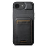 Suteni H02 Leather Wallet Stand Back Phone Case, For iPhone 17 Pro Max, For iPhone 17 Pro, For iPhone 17, For iPhone Air, For iPhone 16e, For iPhone 16 Pro Max, For iPhone 16 Pro, For iPhone 16 Plus  