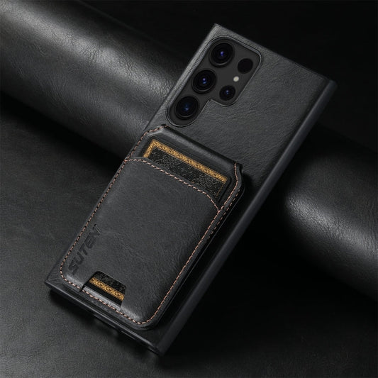 Suteni H02 Leather Wallet Stand Back Phone Case, For Samsung Galaxy S22 Ultra 5G, For Samsung Galaxy S22+ 5G, For Samsung Galaxy Note20 5G, For Samsung Galaxy Note20 Ultra 5G  