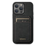Suteni H17 Litchi Texture Leather MagSafe Detachable Wallet Phone Case, For iPhone 12 Pro, For iPhone 17e / 16e  