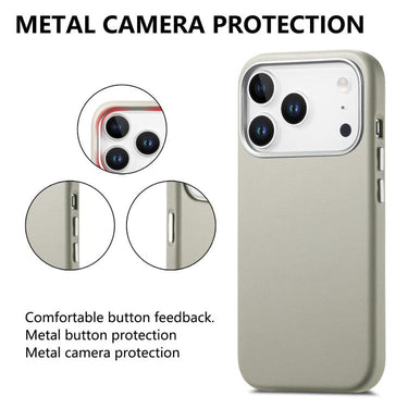 Electroplated Metal Button MagSafe Phone Case, For iPhone Air, For iPhone 16 Pro Max, For iPhone 16 Pro  