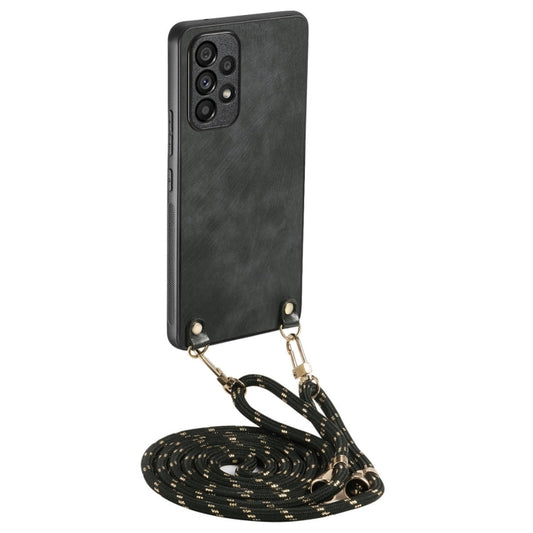 Vintage Leather PC Back Cover Phone Case with Crossbody Strap, For Samsung Galaxy A52 5G / 4G, For Samsung Galaxy A72 5G / 4G, For Samsung Galaxy Note20 Ultra, For Samsung Galaxy Note20  