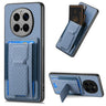 Carbon Fiber Fold Stand Elastic Card Bag Phone Case, For Honor Magic7 Pro  