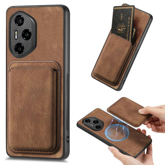 Retro Leather Card Bag Magnetic Phone Case, For Honor 300 Pro, For Honor 300, For Honor X60 Pro 5G, For Honor X60 5G