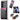 Twill Fabric Leather Skin Card Bag Magnetic Back Phone Case, For Galaxy Z Fold5, For Galaxy Z Fold4, For Galaxy Z Fold3 5G  