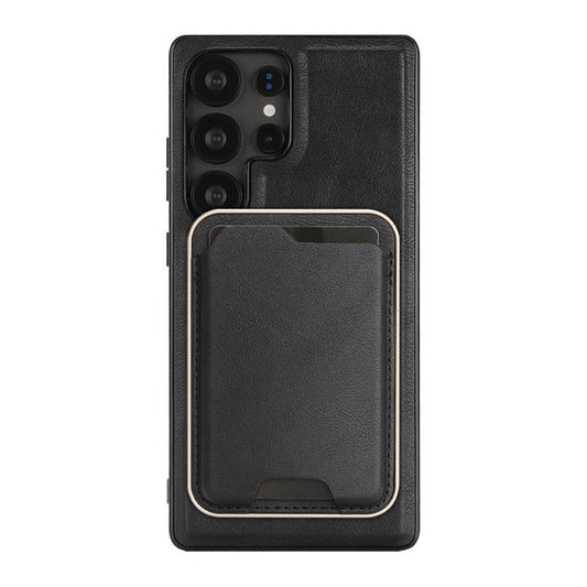 Kalebol Slim MagSafe Ring Magnetic Card Bag Leather Phone Case, For Samsung Galaxy S23 Ultra 5G, For Samsung Galaxy S23+ 5G, For Samsung Galaxy S23 5G, For Samsung Galaxy S22 Ultra 5G  