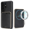 Kalebol Slim MagSafe Ring Magnetic Card Bag Leather Phone Case, For Samsung Galaxy S26 Ultra 5G, For Samsung Galaxy S25 Edge 5G, For Samsung Galaxy S25 5G, For Samsung Galaxy S25+ 5G  