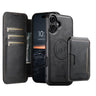 Suteni Q05S3 3-in-1 Detachable Vertical Flip Wallet MagSafe Leather Phone Case, For iPhone 18, For iPhone 18 Pro, For iPhone 18 Pro Max, For iPhone 17 Pro Max, For iPhone 17 Pro, For iPhone 17, For iPhone Air, For iPhone 16 Pro Max  