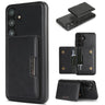 Strong MagSafe Magnetic Two-Fold Card Bag Leather Phone Cases for Samsung Galaxy  