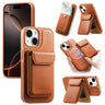 CaseNeo Retro Multi-Card Bag Magnetic Back Phone Case, For iPhone 15, For iPhone 14, For iPhone 14 Pro, For iPhone 14 Pro Max, For iPhone 13 Pro Max, For iPhone 13 Pro  