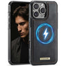 CaseMe C69 Series Magnetic Vegan Leather Back Phone Case, For iPhone 16 Pro Max, For iPhone 16 Pro, For iPhone 16 Plus, For iPhone 16  