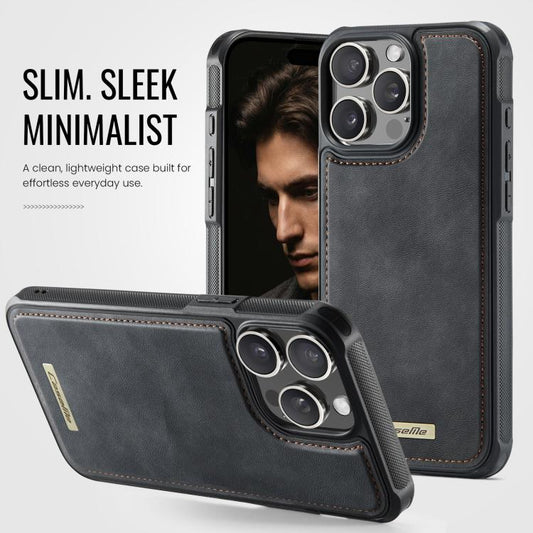 CaseMe C69 Series Magnetic Vegan Leather Back Phone Case, For iPhone 14 Pro, For iPhone 14 Pro Max, For iPhone 13 Pro Max, For iPhone 13 Pro  